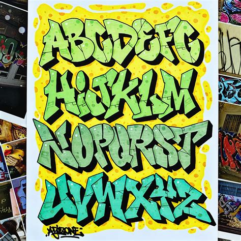 Alphabet by AisOne | Graffiti alphabet, Graffiti lettering alphabet ...