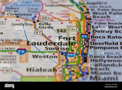 Fort Lauderdale On Map - Stefa Emmalynn