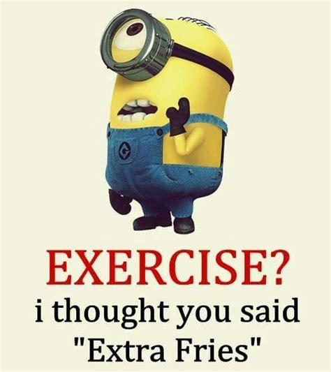 Funny Minion Quotes Exercise. QuotesGram