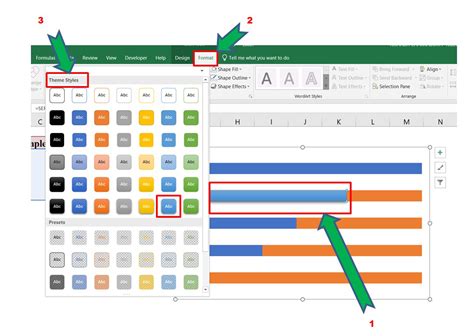 Horizontal or Vertical Progress Bar in Excel - GeeksforGeeks