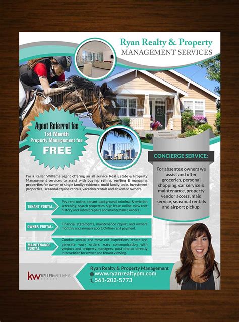 Serious, Professional, Property Management Flyer Design for a Company ...