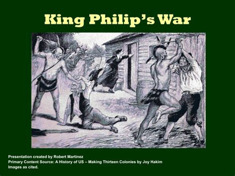 King Philip`s War