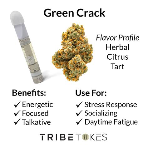 Green Crack (Sativa) | Delta 8 THC Vape Carts | TribeTokes