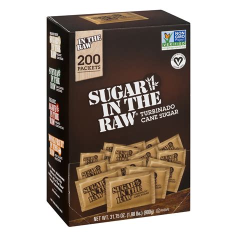 (200 Count) Sugar In The Raw Turbinado Sugar Packets - Walmart.com ...