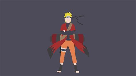 Naruto - Naruto Uzumaki Minimalist Wallpaper