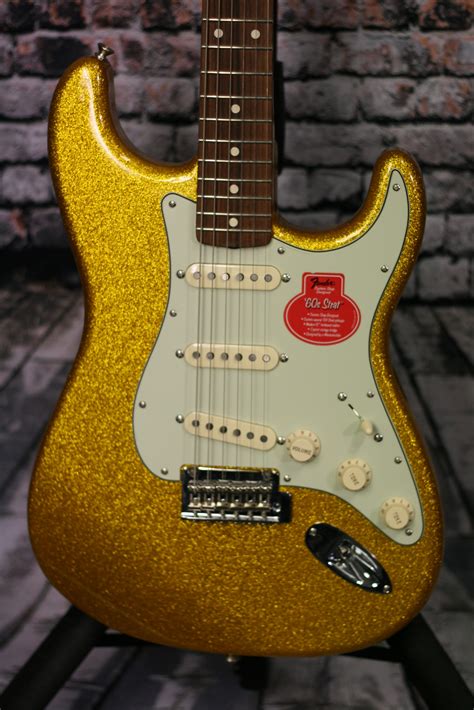 Fender FSR Stratocaster '60s Sparkle Gold - Kaj's Guitar Store