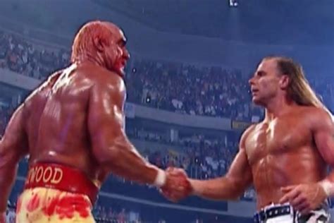 On this date in WWE history: Shawn Michaels oversells for Hulk Hogan at ...