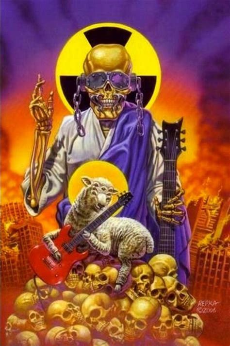 Vic Rattlehead by Ed Repka #rockcomics #megadeth #heavymetal #rocknroll ...