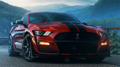 Wallpaper Ford Mustang Gt, Muscle Car, 4k