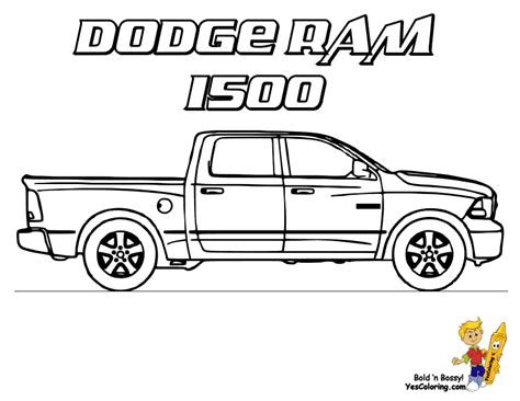 Dodge Jacked Up Truck Coloring Pages - Automotive News