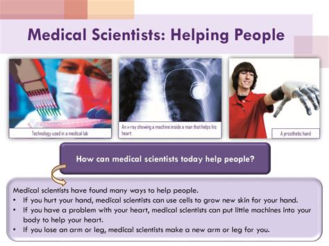 FUTURE JOBS READERS Level 1-③ Medical Scientists. - ppt download