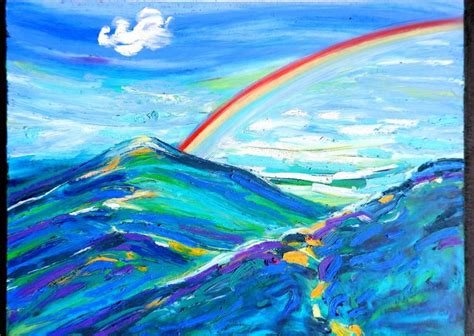 Rainbow Painting by Van Lanigh | Saatchi Art