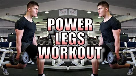 Power Leg Workout - How to Build Explosive Athletic Legs - YouTube