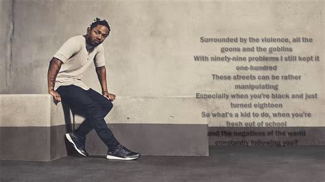 Kendrick Lamar - YAH (LYRICS VIDEO 1080p HD) - YouTube