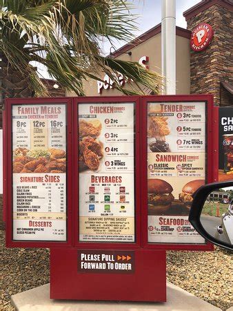 popeyes drive thru menu board - Jenelle Hornsby