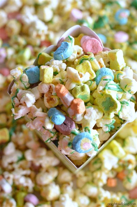 Lucky Charms Popcorn - A Night Owl Blog