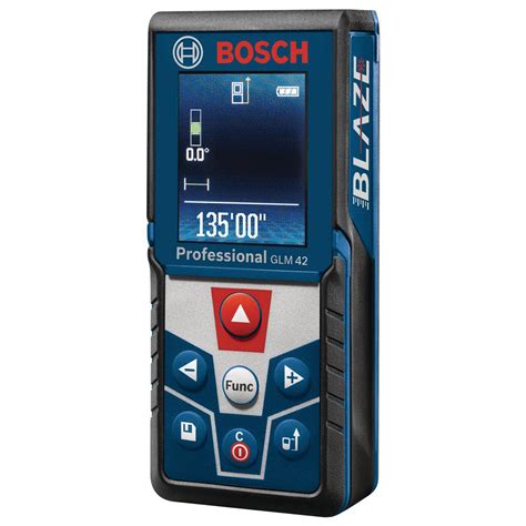 Bosch BLAZE 135 ft. Laser Measurer with Full Color Display-GLM 42 - The Home Depot