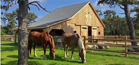 High Country Horse Barn - Custom Barns and Buildings - The Carriage Shed