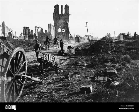 Schlacht bei Ypern 1918 Stockfotografie - Alamy