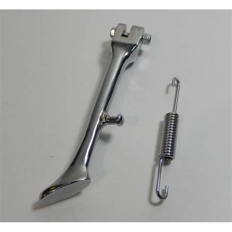 BSA B40 & C15 Series Triumph Pre Unit Chrome Side Stand & Spring Pre 1957 Models - Frame ...