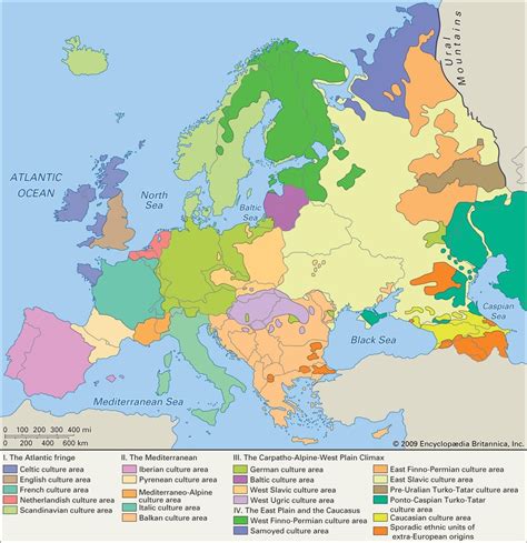 Cultural map of Europe. : MapPorn