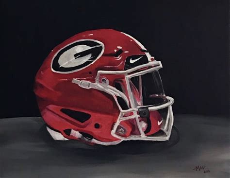 Pin by Maverickbarnes on Oil Paintings | Football helmets, Helmet, Football