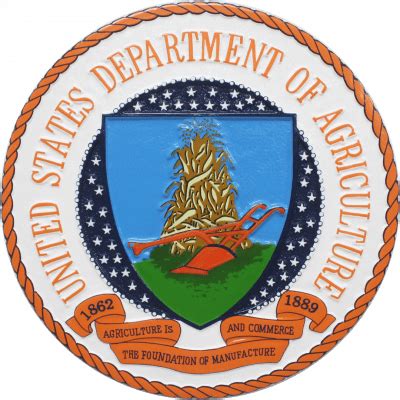 Department of Agriculture Seal Plaque