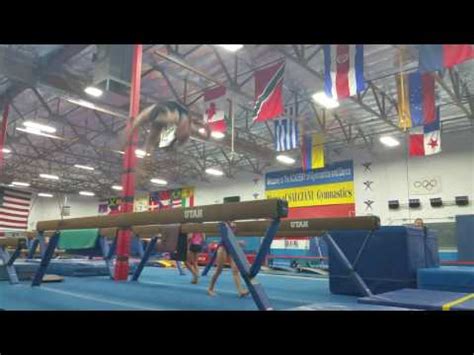 Beam – aerial cartwheel 3 layouts – Gymnastics Coaching.com