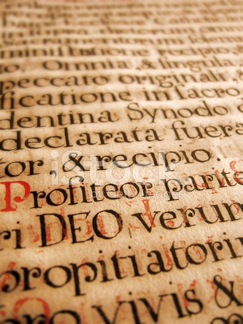 Ancient Latin Handwriting Stock Photo | Royalty-Free | FreeImages