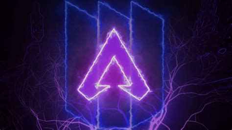 Download Purple Lightning Apex Legends Logo Wallpaper | Wallpapers.com