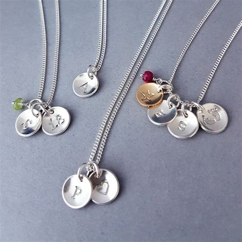 Sterling Silver Initial Necklace By Nina Louise | notonthehighstreet.com