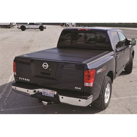 2005 Nissan Titan Tonneau Cover 67.1 inch Bed - BAKFlip FiberMax 14-91968 BK