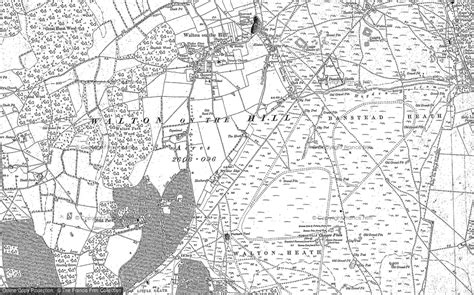 Old Maps of Walton on the Hill, Surrey - Francis Frith