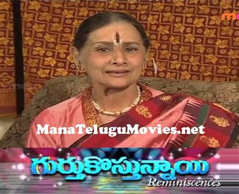 Hanging with the life: Veteran Actress Kanchana in Gurthukosthunnayi