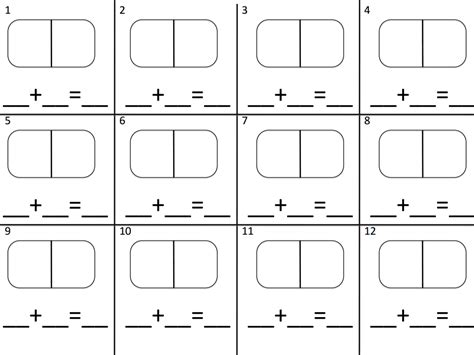 DominoMath.ppt | Math worksheet, Everyday math, Math number sense
