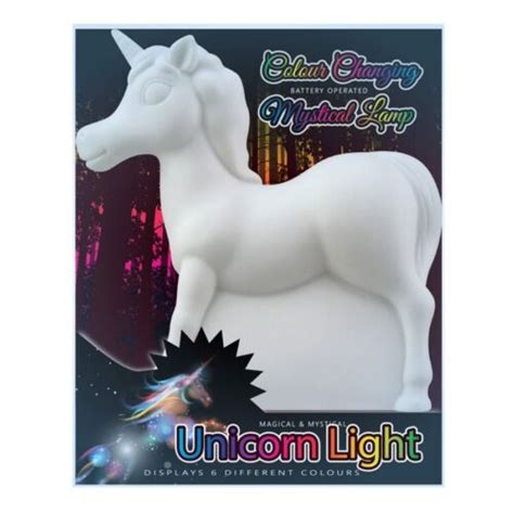 Unicorn Mood Light Colour Changing Moodlight Bedroom Bedside Table Lamp Lighting | eBay