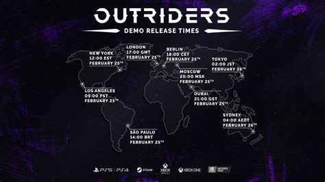 Outriders Demo Release Date & Time