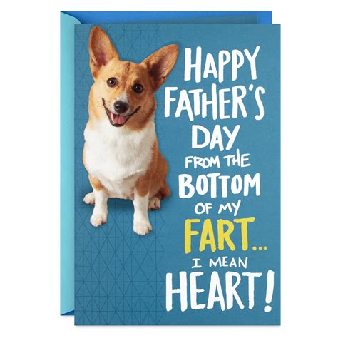 Hallmark Funny Fathers Day Card from Dog (Farting Corgi) - Walmart.com - Walmart.com