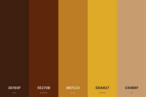 Brown Color Palette How To Design And Examples, 54% OFF
