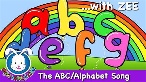 The Alphabet Song with lyrics | Nursery Rhymes - YouTube