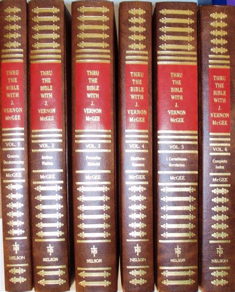 J Vernon McGee - Thru the Bible Commentary - 6 VOLUME HARDBACK SET ...