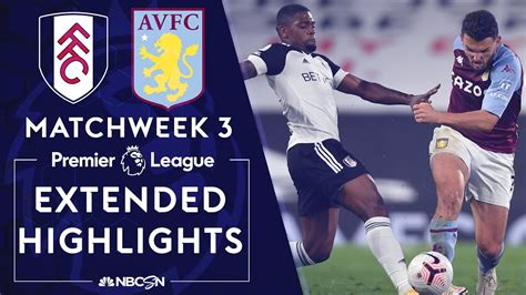 Fulham v. Aston Villa | PREMIER LEAGUE HIGHLIGHTS | 9/28/2020 | NBC ...