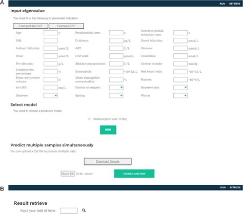 Online tools for diagnosis of DVT and PE using pre-operate clinical ...