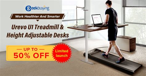 Up to 10% commission for Urevo U1 Smart Walking Pad & ACGAM Electric Standing Desk Frame