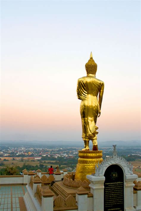 Golden Buddha Statue On A Mountain Free Stock Photo - Public Domain ...