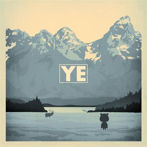 Alternate "YE" Album Cover Wyoming Theme : r/Kanye