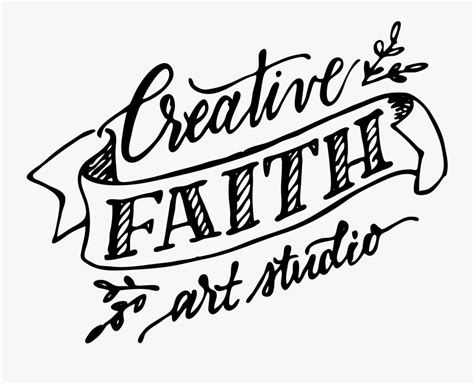 Creative Faith Art Studio - Calligraphy , Free Transparent Clipart - ClipartKey