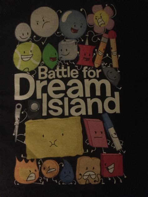 My first piece of Bfdi merch (it’s a t-shirt) : r/BattleForDreamIsland