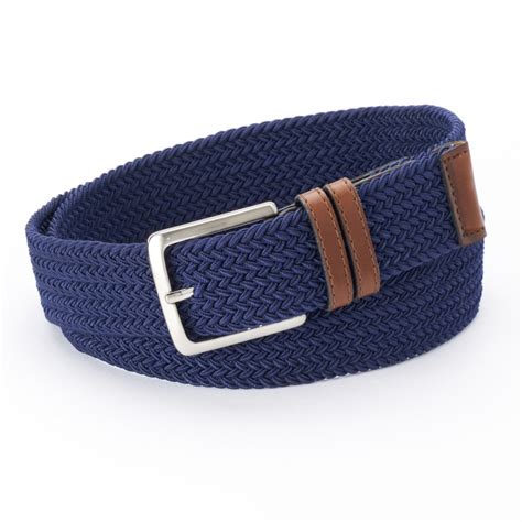 Men's Dockers® Braided Stretch Navy Belt | Dockers, Mens belts, Mens ...