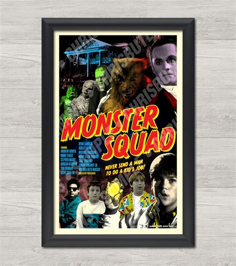 Monster Squad classic Series 9 11x17 Movie Poster - Etsy